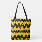 Charlie Brown Zig Zag Pattern Tote Bag (Achterkant)