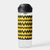 Charlie Brown Zig Zag Pattern Waterfles (Achterkant)