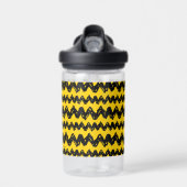 Charlie Brown Zig Zag Pattern Waterfles (Voorkant)