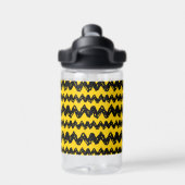 Charlie Brown Zig Zag Pattern Waterfles (Achterkant)