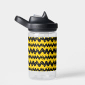 Charlie Brown Zig Zag Pattern Waterfles (Rechts)