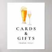 CHARLIE Bubbles & Brouwt Kaarten & Cadeaubordje Poster (Voorkant)