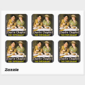 Charlie Chaplin, de Sticker van de immigranten (Vel)