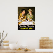 Charlie Chaplin / Het Poster van immigranten (Keuken)