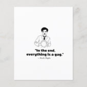 Charlie Chaplin Quote  Flyer (Voorkant)
