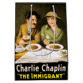 Charlie Chaplin/The Immigrant Gift Bag Medium Cadeauzakje (Achterkant)