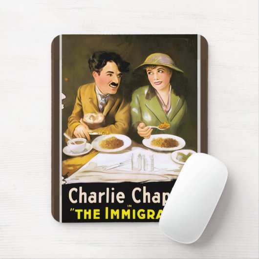 Charlie Chaplin/The Immigrant Mouse Pad Muismat (Met muis)