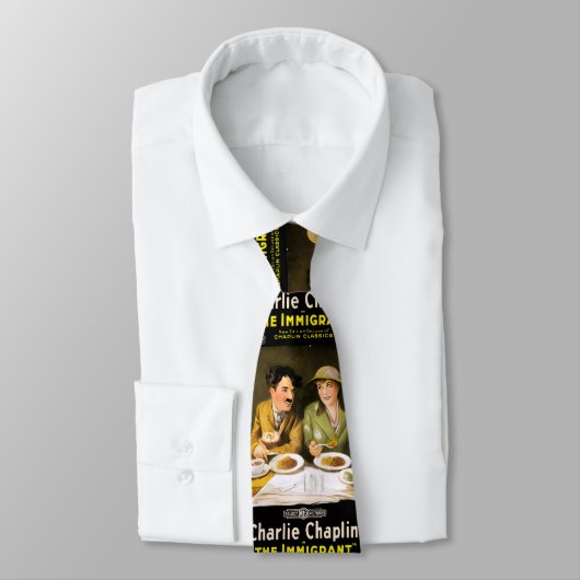 Charlie Chaplin/The Immigrant Necktie Stropdas (Gebonden)