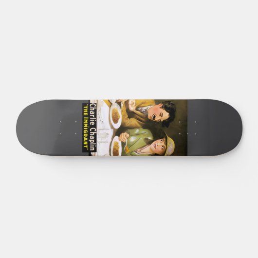 Charlie Chaplin/The Immigrant Skateboard  (Horizontaal)