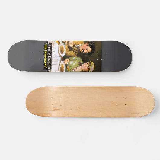 Charlie Chaplin/The Immigrant Skateboard  (Horizontaal)