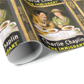 Charlie Chaplin/The Immigrant Wrapping Paper Cadeaupapier (Rol Hoek)