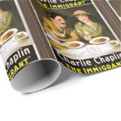 Charlie Chaplin/The Immigrant Wrapping Paper Cadeaupapier (Rol Hoek)