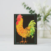 Charlie Cheery Rooster #1 Briefkaart (Staand voorkant)