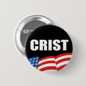 CHARLIE CRIST Election Gear Ronde Button 5,7 Cm (Voorkant /achterkant)