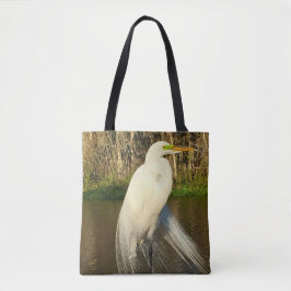 Charlie de Grote Zilverreiger Tote Bag