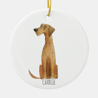Charlie Dog Keramisch Ornament