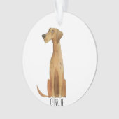 Charlie Dog Ornament (voorkant)