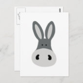 Charlie Donkey Briefkaart (Voorkant / Achterkant)