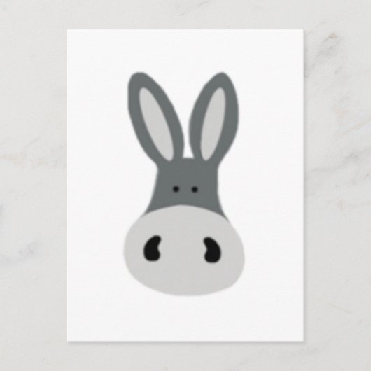 Charlie Donkey Briefkaart (Voorkant)