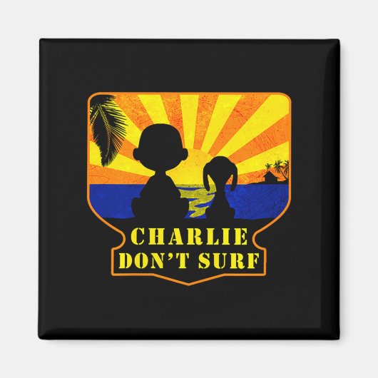 Charlie Don't Surf _ Funny Movie Premium  Magneet (Voorkant)