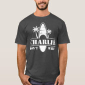 Charlie Dont Surf militair Vietnam oorlogsveteraan T-shirt (Voorkant)
