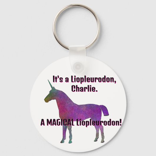 charlie eenhoorn sleutelhanger (Voorkant)