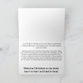 Charlie en burro van Kerstmis Feestdagen Kaart (Binnen)