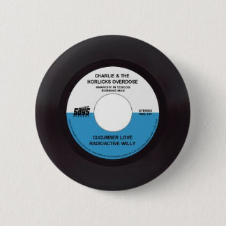 Charlie en de Horlics Overdosis 45 Record Ronde Button 5,7 Cm