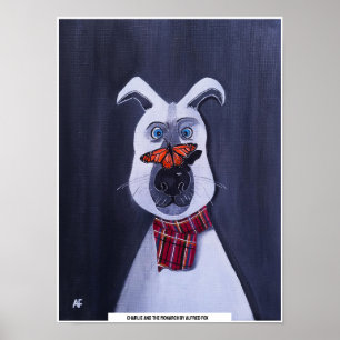 Charlie en de Monarch Schilderij door Alfred Fox Poster