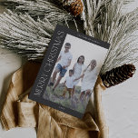 CHARLIE Gray Familie Foto Boho Vrolijk Kerstfeest Feestdagenkaart<br><div class="desc">CHARLIE Gray Familie Foto Boho Vrolijk Kerstvakantie Kaart. Personaliseer de voorkant van de kaart,  een foto,  je familienaam en het jaar. Personaliseer de achterkant met een optionele vakantiebegroeting of familienieuws en uw familienaam.</div>