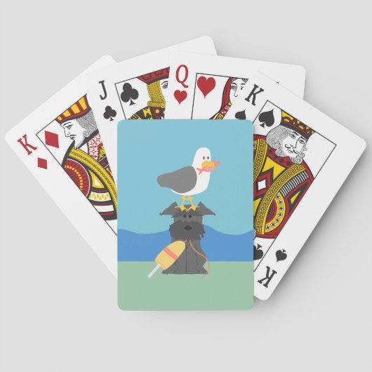 Charlie & Gull-speelkaarten Pokerkaarten (Achterkant)