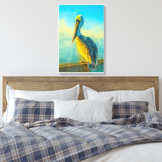 Charlie in de ochtend canvas afdruk (Insitu (Slaapkamer))