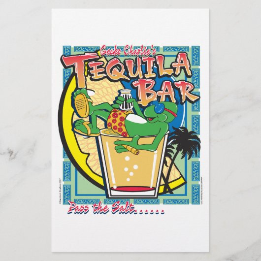 CHARLIE-IN-SHOT BRIEFPAPIER (Voorkant)