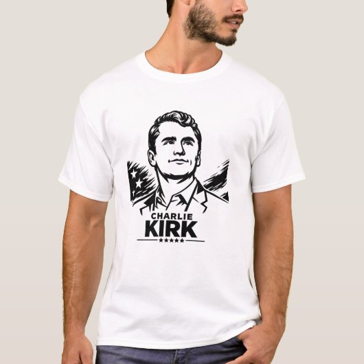 Charlie Kirk T-shirt (Voorkant)