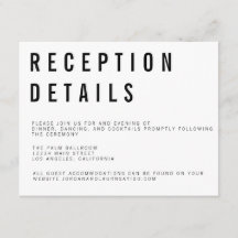 Charlie Minimalistische Bijlagekaart