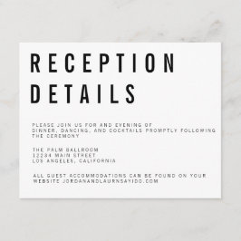 Charlie Minimalistische Kaart Bijlage