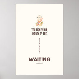 Charlie Munger Quote Geduld in Investeren Poster