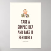 Charlie Munger Quote Poster (Voorkant)