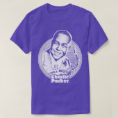 Charlie Parker Retro Jazz Fan Design T-shirt (Design voorkant)