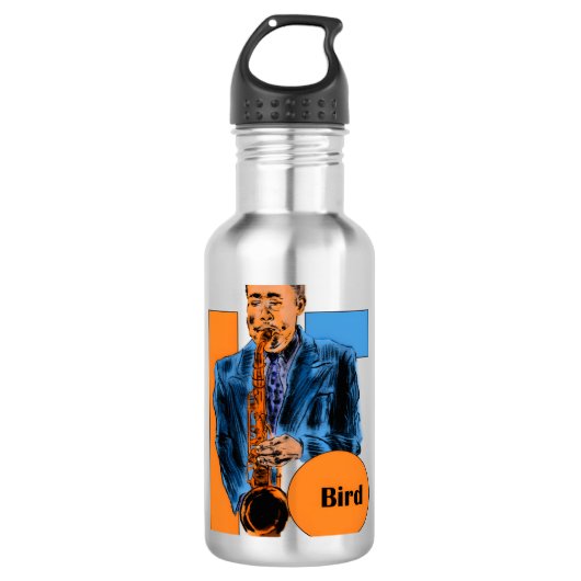 Charlie Parker Waterfles (Voorkant)