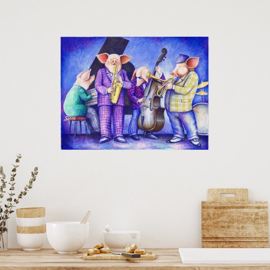 Charlie Porker en zijn All Sties Poster (Keuken)