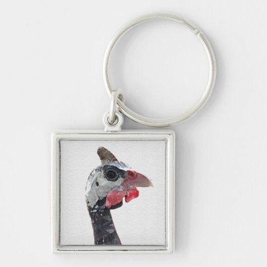 Charlie Premium Square Sleutelhanger (Voorkant)