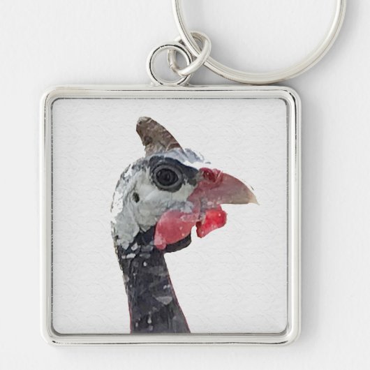 Charlie Premium Square Sleutelhanger (Voorkant)