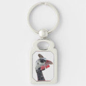 Charlie Rectangle Sleutelhanger (Voorkant)