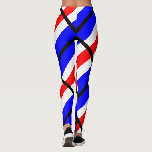 Charlie Red White Leggings (Achterkant)