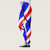 Charlie Red White Leggings (Links)