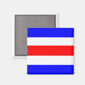 Charlie Red White Magneet (Voorkant / Achterkant)