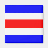 Charlie Red White Magneet (Voorkant)