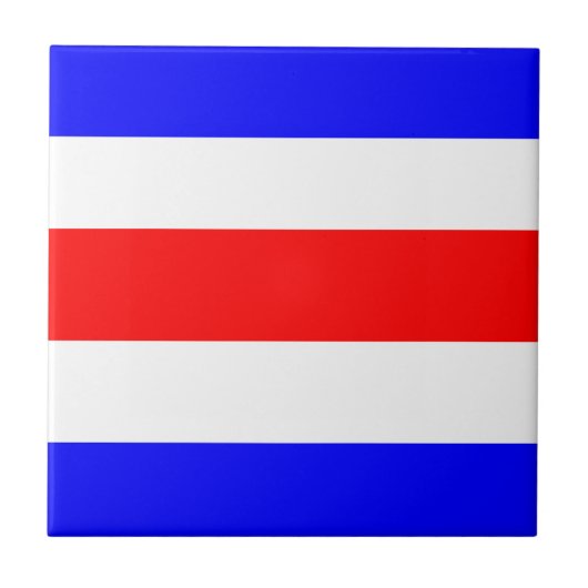 Charlie Red White Tegeltje (Voorkant)