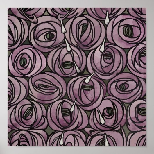 CHARLIE RENNIE MACKINTOSH POSTER (Voorkant)